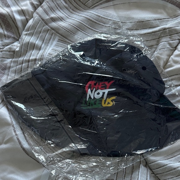cloud trading company Other - Black Bucket Hat with Multicolor "They Not Us" Graphic